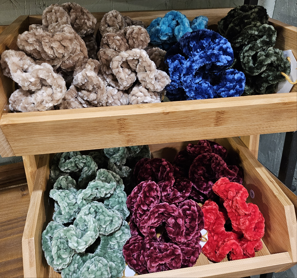 Sparkly Velour Scrunchie
