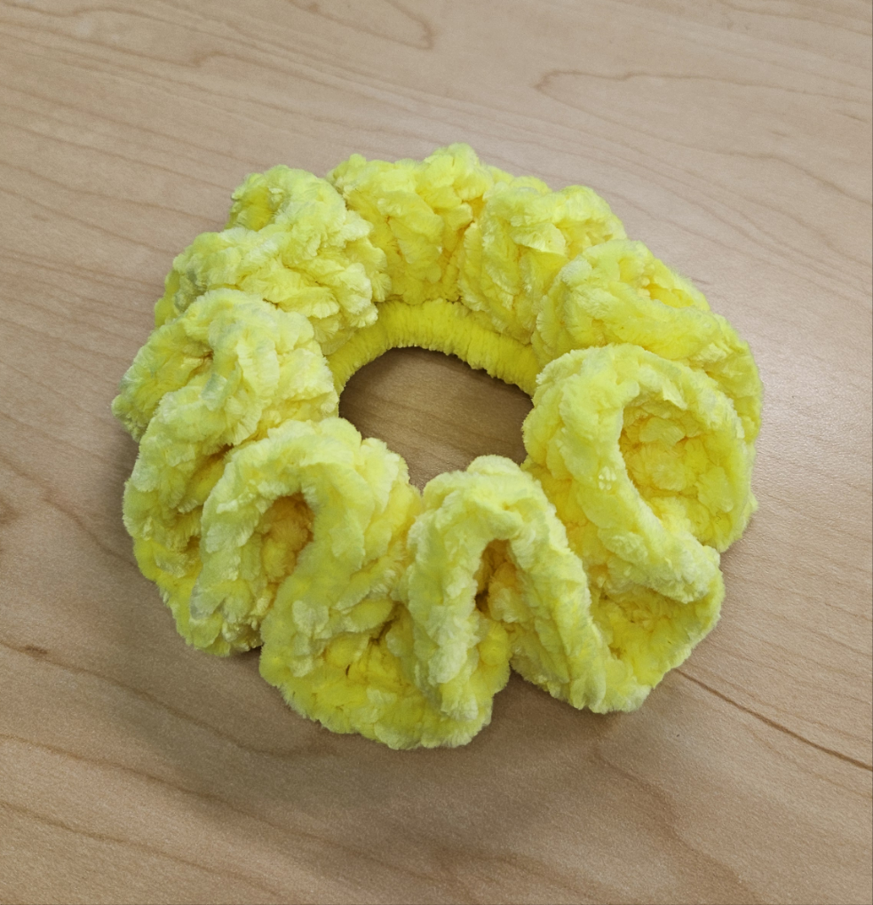 Sparkly Velour Scrunchie