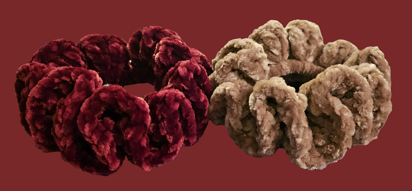 Mystery Velour Scrunchie