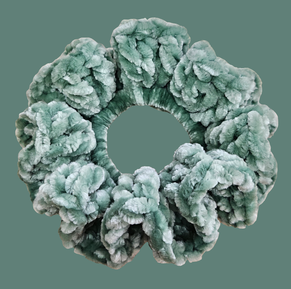 Mystery Velour Scrunchie